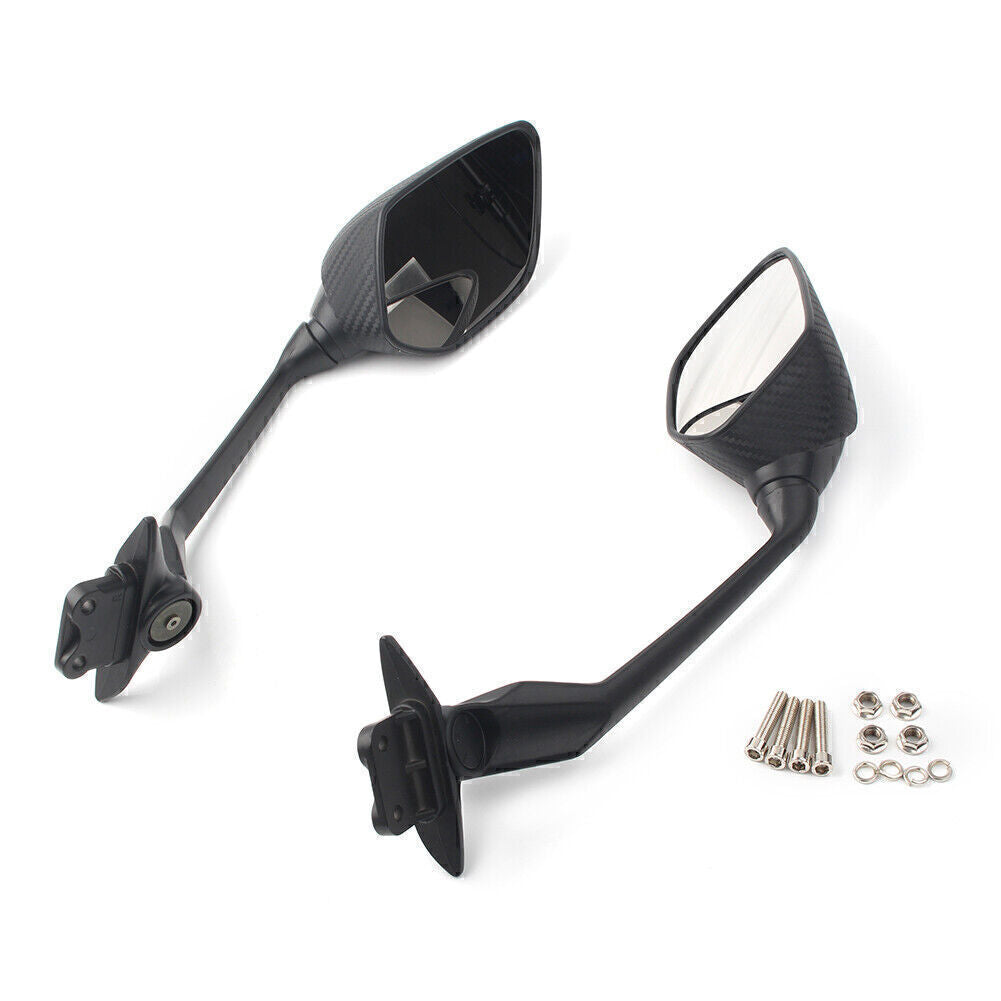 Motorcycle Black Rear View Side Mirror Pair for Yamaha T-MAX 530 2012 2013 2014
