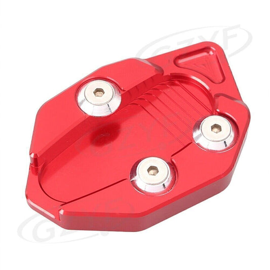 Motorcycle Side Stand Kickstand Plate Pad Fit for Yamaha T-MAX 530 2012-2015 14 Red Q