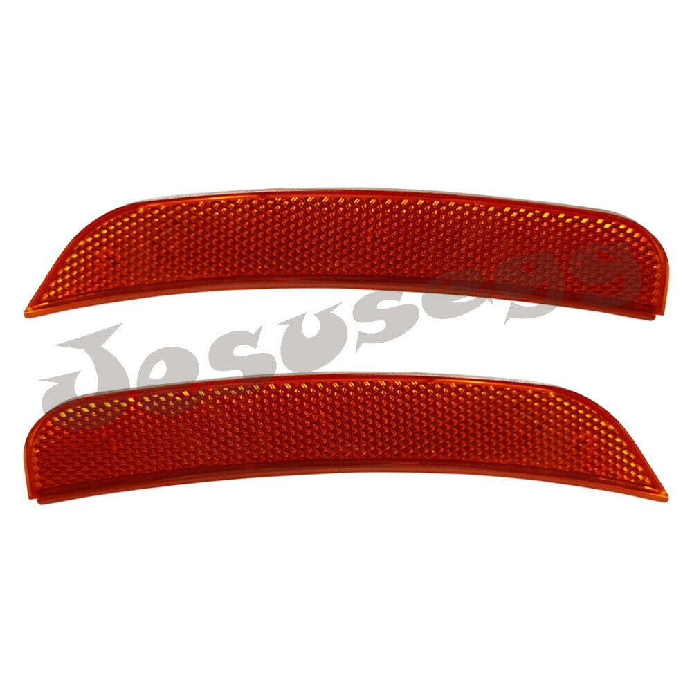 Pair Fit for Chrysler 2015-2021 300 Left+Right Red Lens Side Marker Light Lamp Q