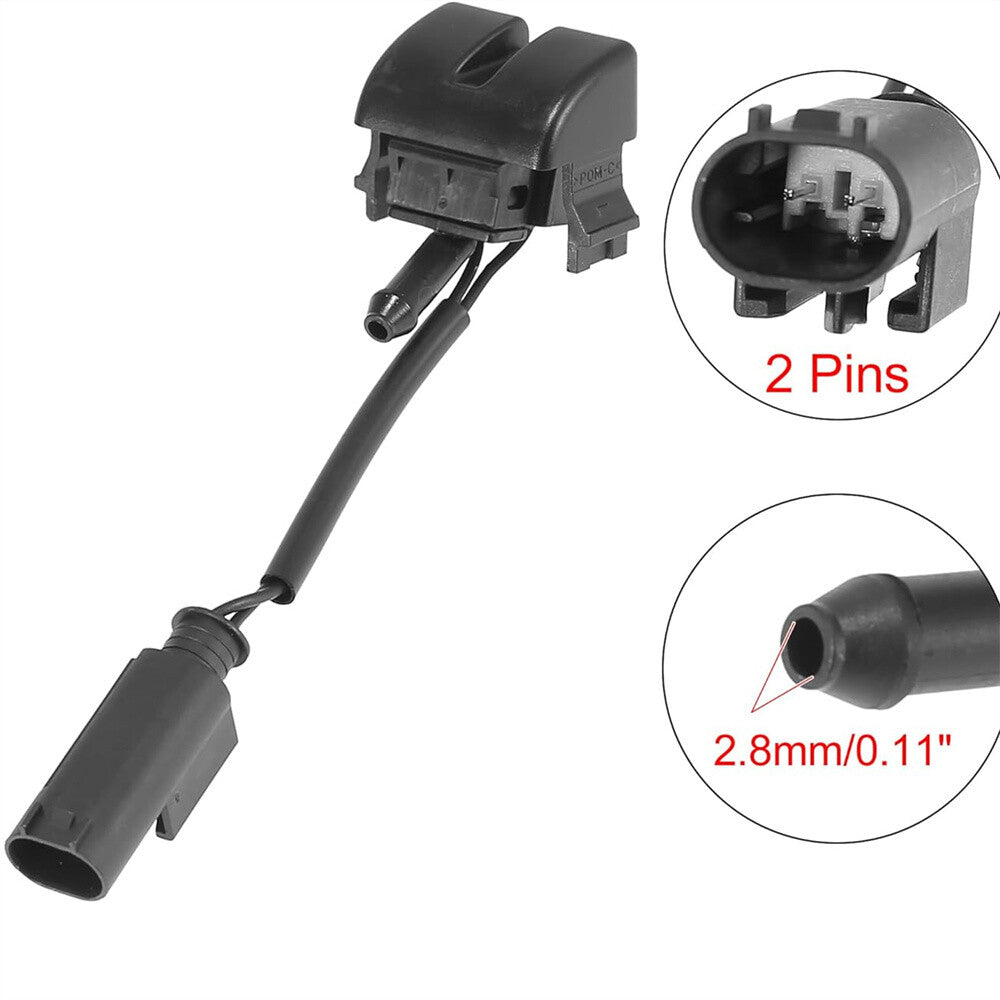2Pcs Front Windshield Washer Nozzle For E46 3 61668374365 61668374366 n