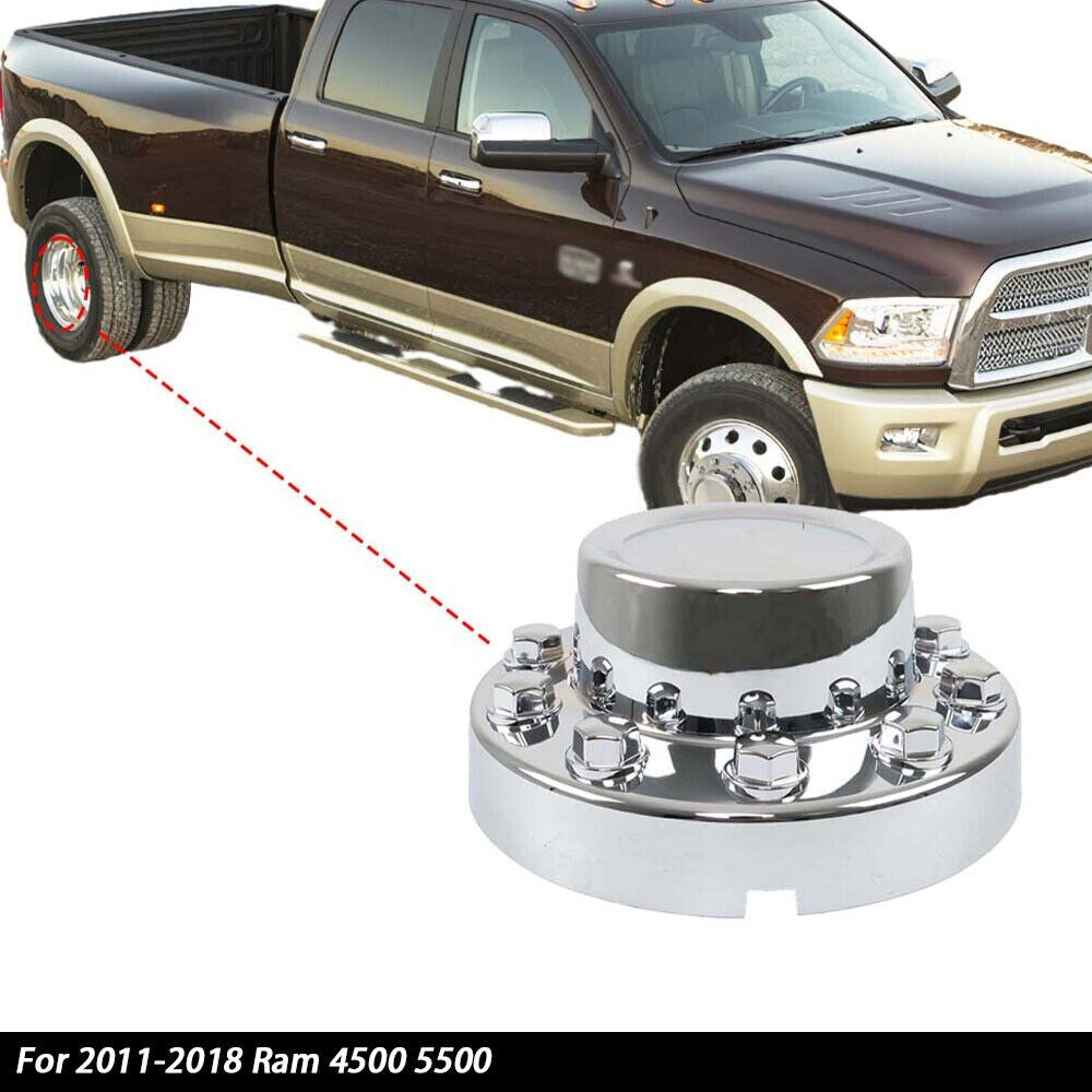 Rear Wheel Center Cap Cover Cab Chrome For 2011-2018 for Dodge for Ram 4500&5500 Parts n