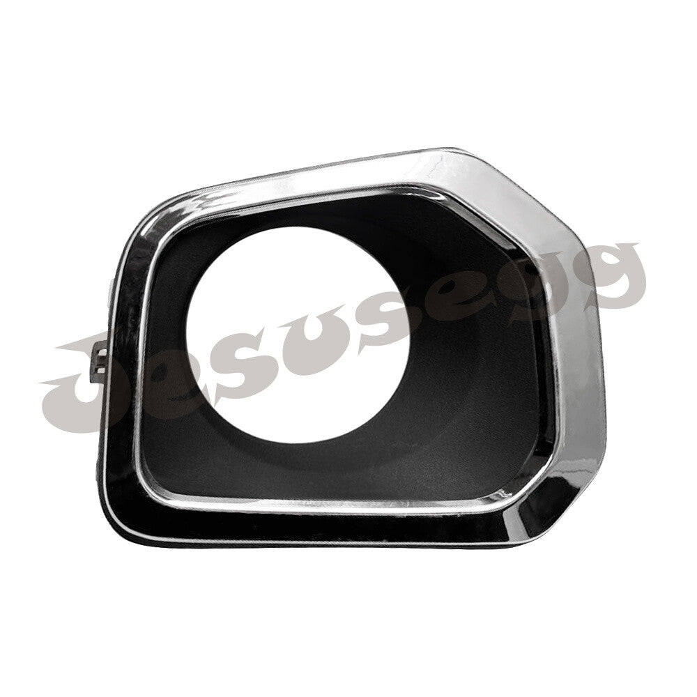 Front Driver Side Side Fog Light Bezels Black Chrome Fits For 2016-2020 Tacoma