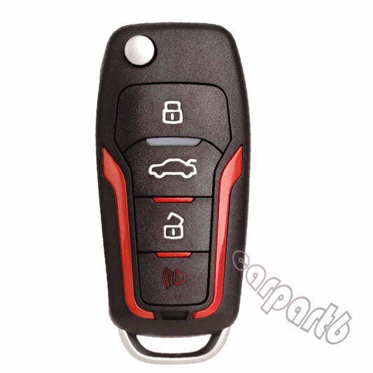 2 Keyless Entry Remote Flip Car Key Fob For upgradatio 2005-2013  for ford  for Mustang Q