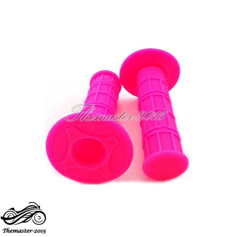 Pink 22mm 7/8Throttle Handlebar Hand Grips For Stomp YCF IMR Pit MX Dirt Bike Q