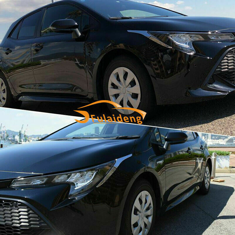 for Toyota for corolla Hatchback 2019-22 Chrome Front Headlight Eyelid Eyebrow Trim