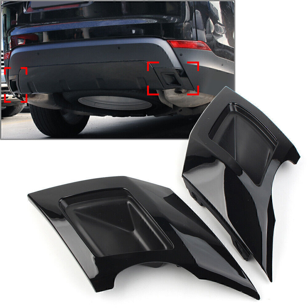 for Land Rover Discovery 5 2017-2021 Car Rear Tail Exhaust Cover Trim Black