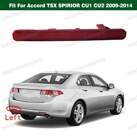 Rear Bumper Reflector lamp Left for HONDA Accord TSX SPIRIOR CU1 CU2 2009-2014