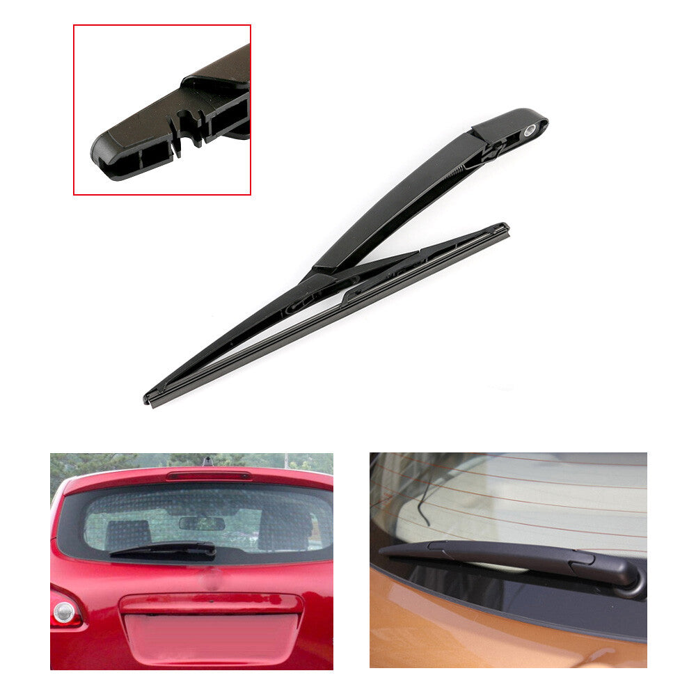 Set Rear Window Windshield Wiper Arm + Blade Replacement For Qashqai 2008-2013 Q