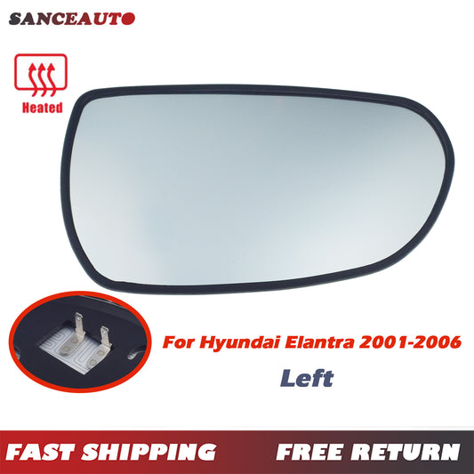 Left Side Rearview Mirror Glass for Hyundai for Elantra 2001-2006 for Kia Spectra 03-04 n