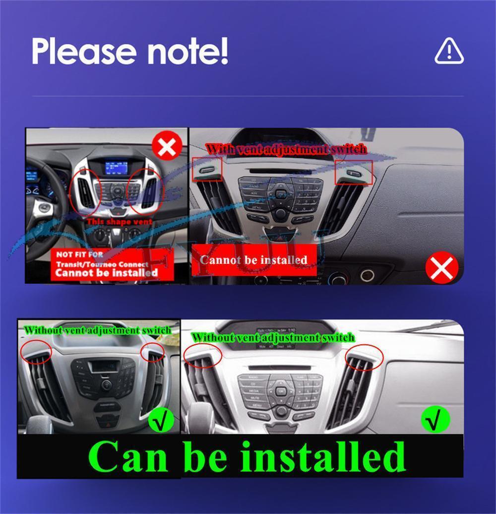 Radio, GPS, FM, 9.7-inch Android 11.0 Stereo for 2013-2019 Transit Tourneo Custom-- n