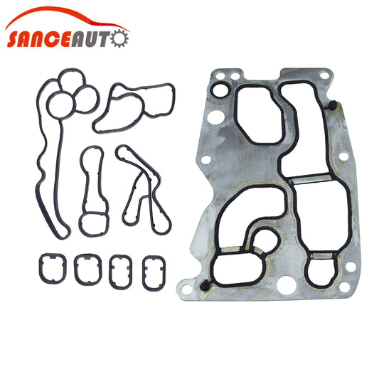 Oil filter housing sealing gasket kit suitable for E90 E71 F01 F10 N47N N57N 11428580680- n