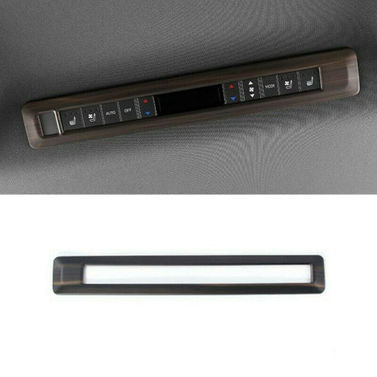 for Toyota for Sienna 2021-2023 Wood Grain Rear Air Conditioning Switch frame Trim