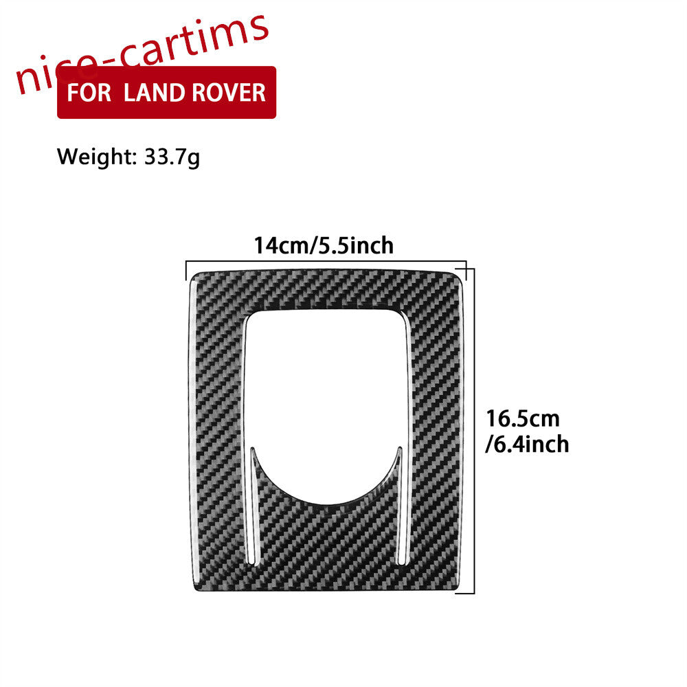 Carbon Fiber Gear Shift Box Panel Cover for Land Rover Discovery Sport 2015-2019