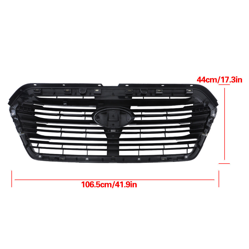 For 2019-2022 for Subaru Ascent front upper bumper grille, gloss black, model 91121XC01A- n