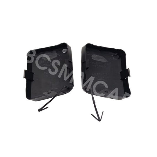 2pcs Front Bumper Tow Hook Cover Caps Fit for Toyota RAV4 2006-2008 2.4L 3.5L Q