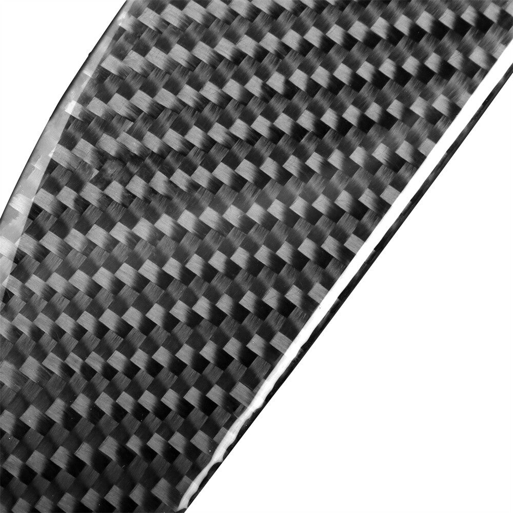 3X Front Door Handle Trim Cover Carbon Fiber for CADILLAC CTS SPORT 2008-UP Red v