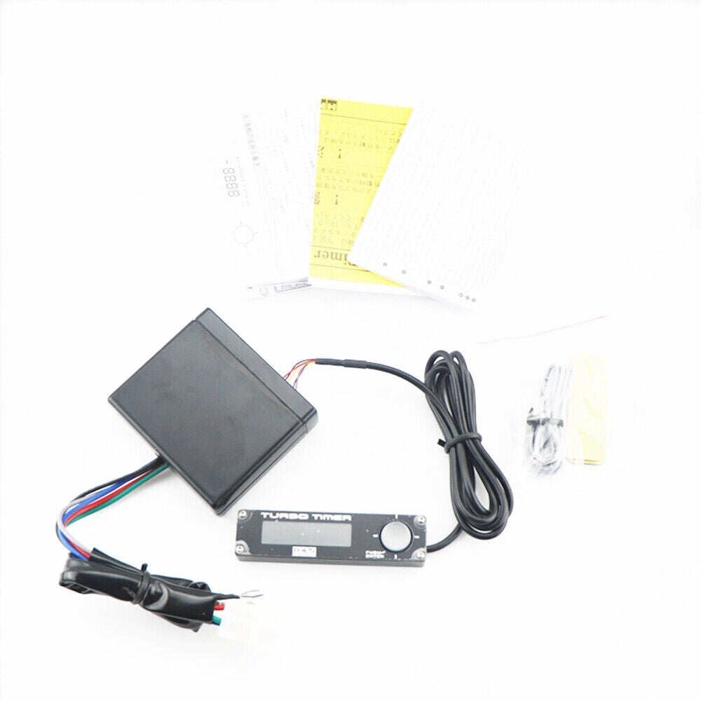 Universal Auto Blue LED Turbo Timer Delay Flameout Control Unit For Turbo New n