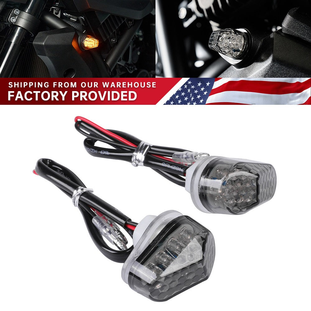 for YAMAHA MT-07 2021-2025 MT07 MT 07 LED Flush Mount Turn Signals Lights Q