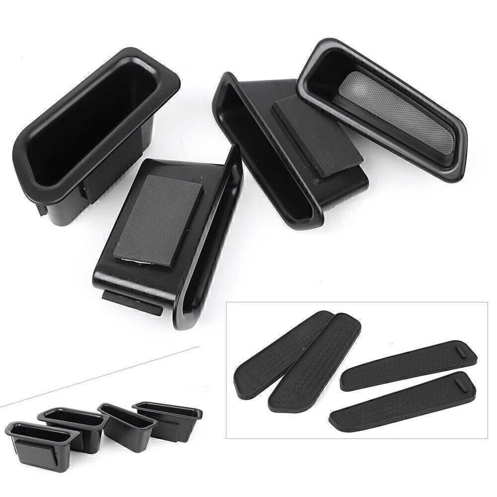 4x Door Handle Storage Box Cup Armrest Container Bin Fit for VOLVO XC60 Q