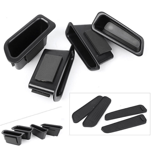 4x Door Handle Storage Box Cup Armrest Container Bin Fit for VOLVO XC60 Q