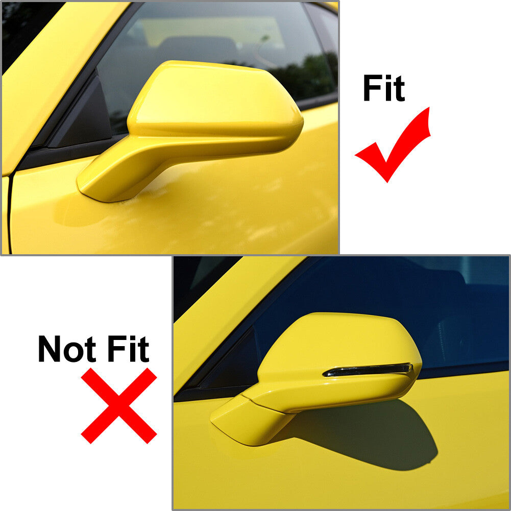 Rear View Mirror Cover Overlay for Chevrolet Camaro 2016-2021