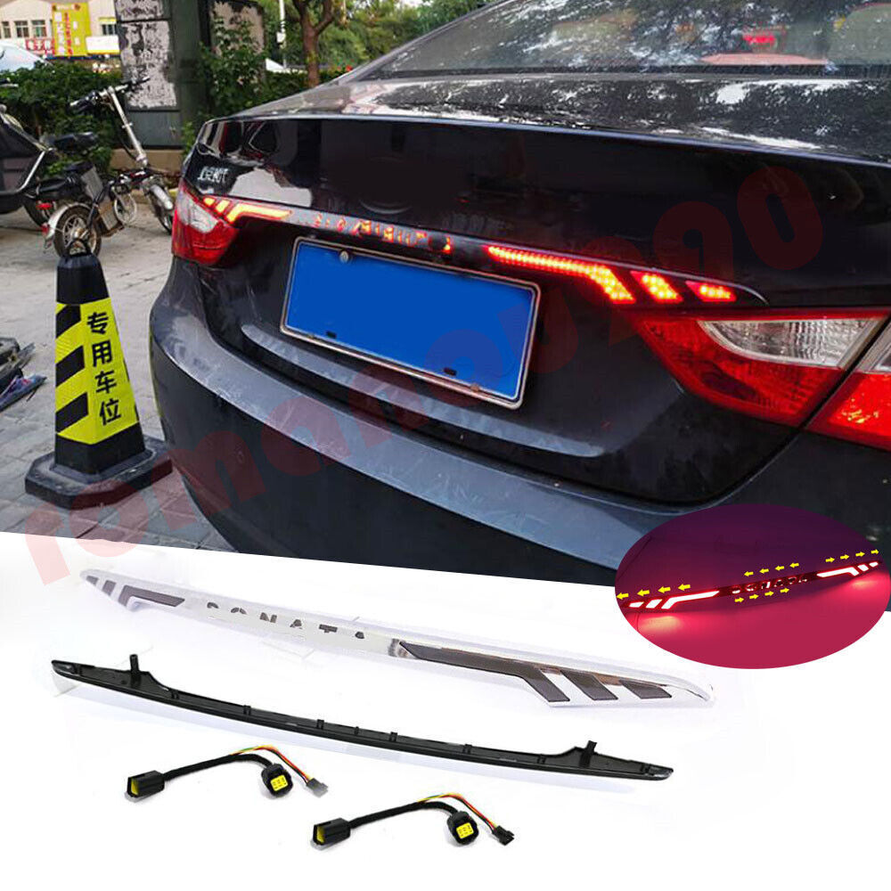for Hyundai Sonata LED Rear Driving Lights Braking Lights Turn Lights 2012-2014 n