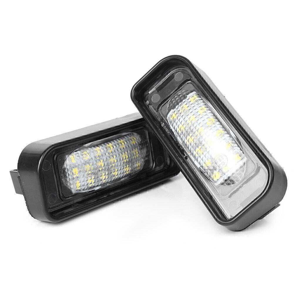 2x LED Number Lamp License Plate Light Fit for Benz W220 S320 S420 S430 99-05
