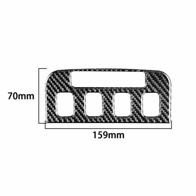 For 2006-2011 for Lexus GS 300 350 Carbon Fiber for Seat Adjust Control Panel Cover Trim