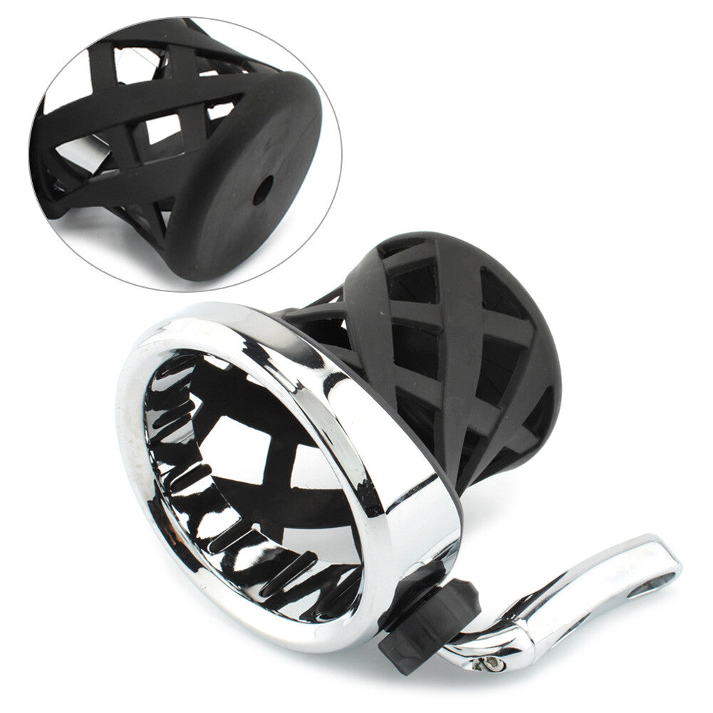 Handlebar Cup Holder Drink W/ Mesh Basket Mount Universal Fit for BMW R18 Motorcycle Q