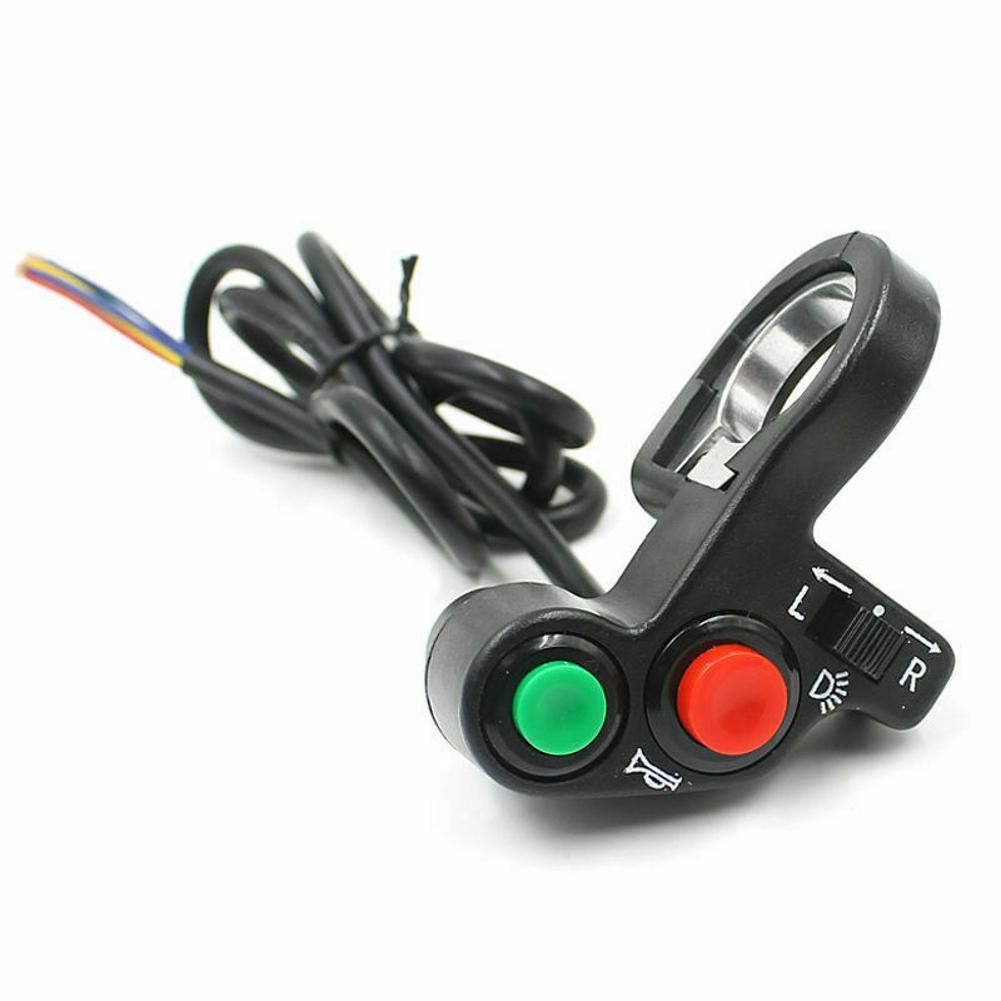Switch Motorcycle E-Bike Headlight Horn Signal Handlebar ON OFF Switch Button z