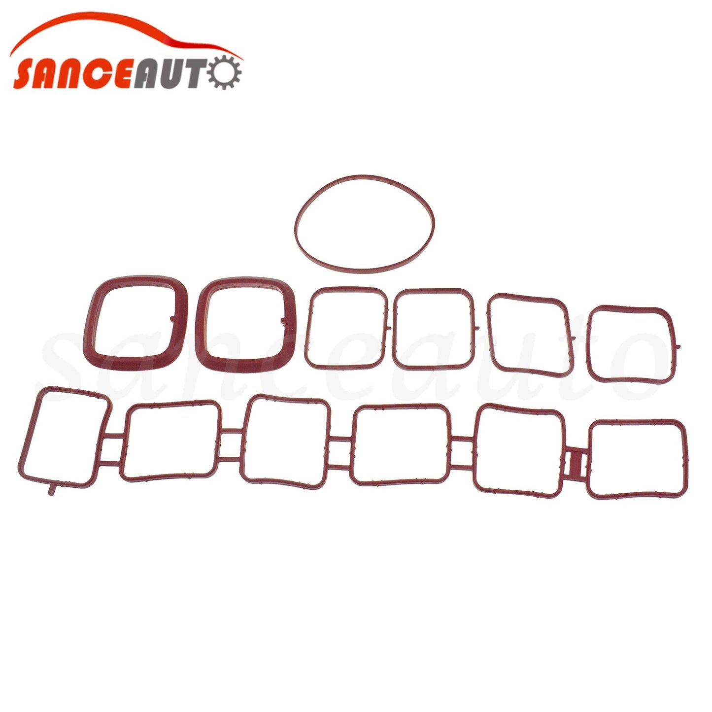 Upper and lower intake manifold gasket kit suitable for Passat CC Atlas and for Audi Q7 3.6L V6 n