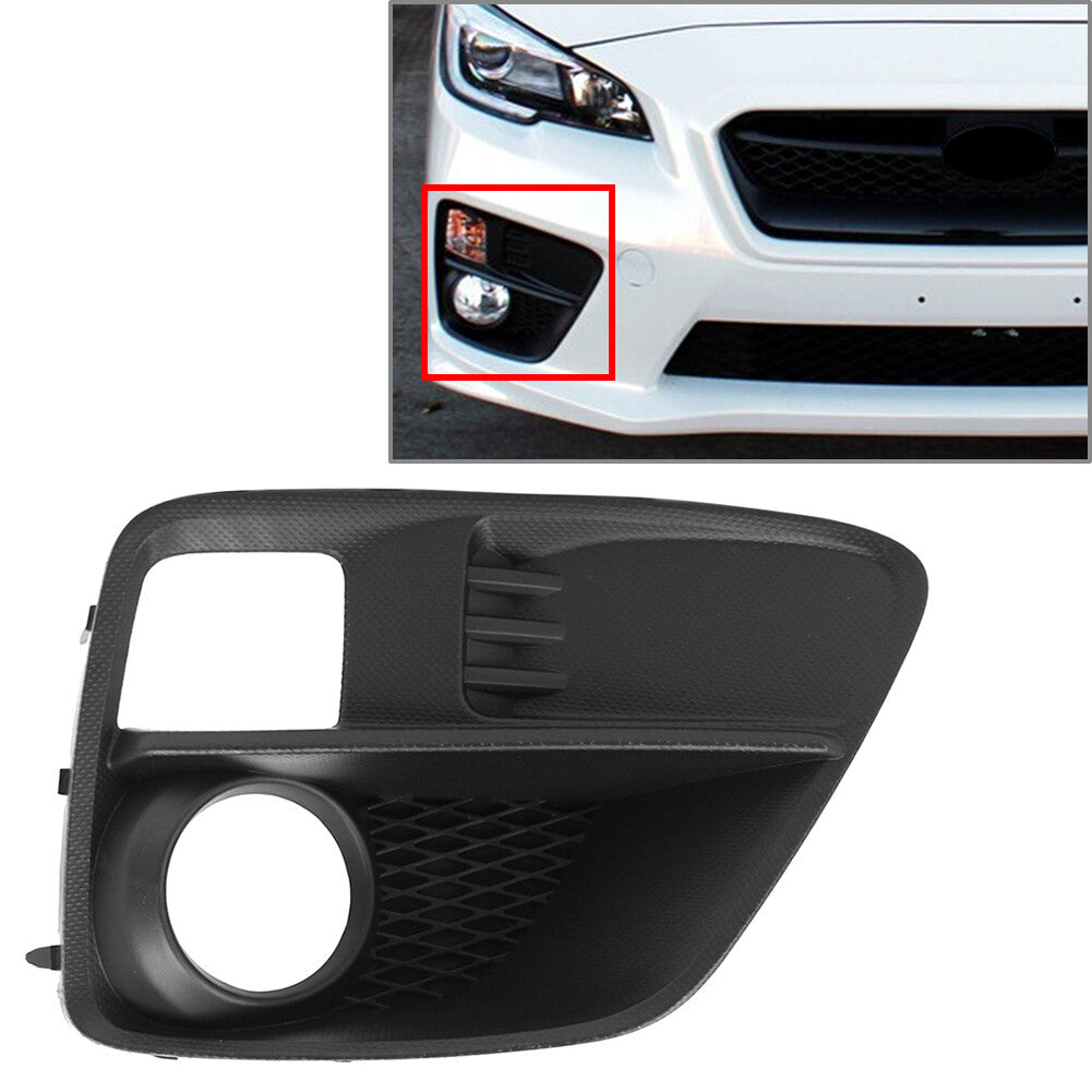 Honeycomb Front Bumper Fog Light Bezel Cover Right Fit for Subaru WRX STI 2015-2017