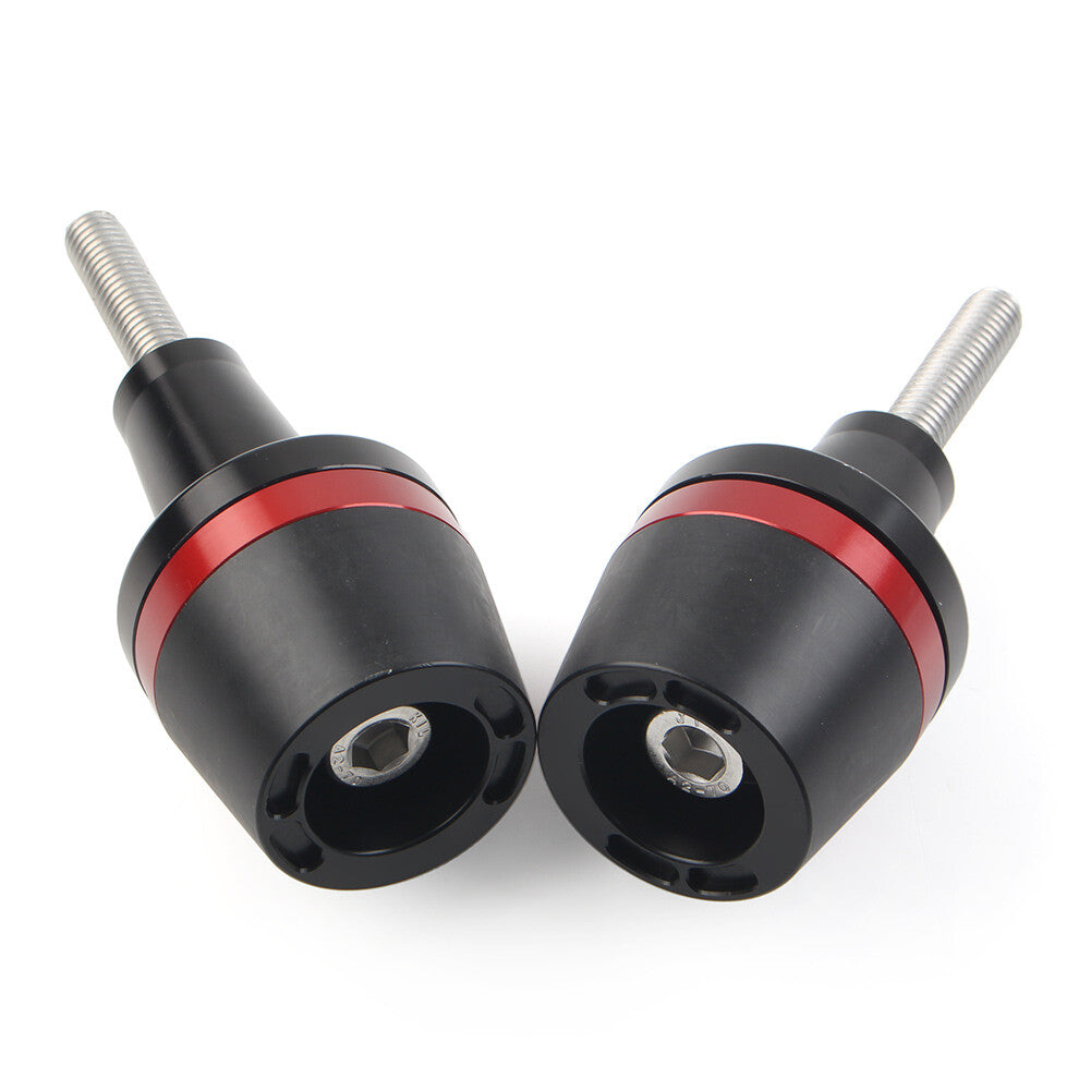for Yamaha for Suzuki for Honda for Kawasaki Universal Frame Sliders Crash Protector Red2x