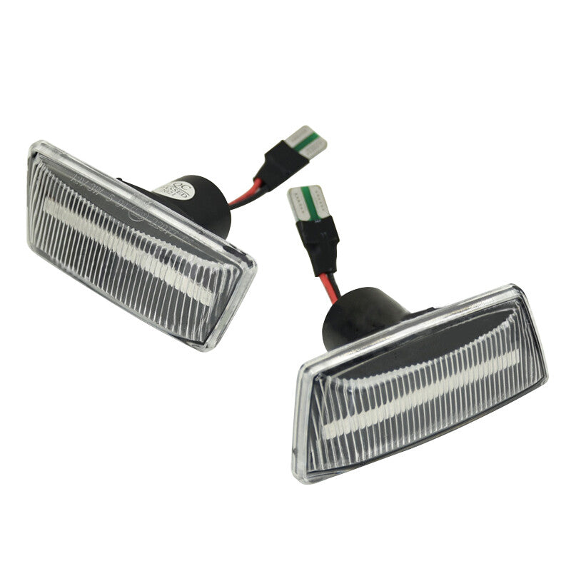 A pair of side marker mudguard turn signals suitable for Opel for Saturn for Holden - n