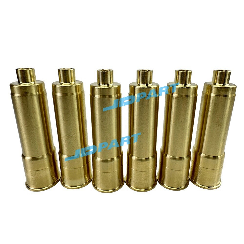 6-piece 6D24 fuel injector nozzle sleeve for excavator parts -