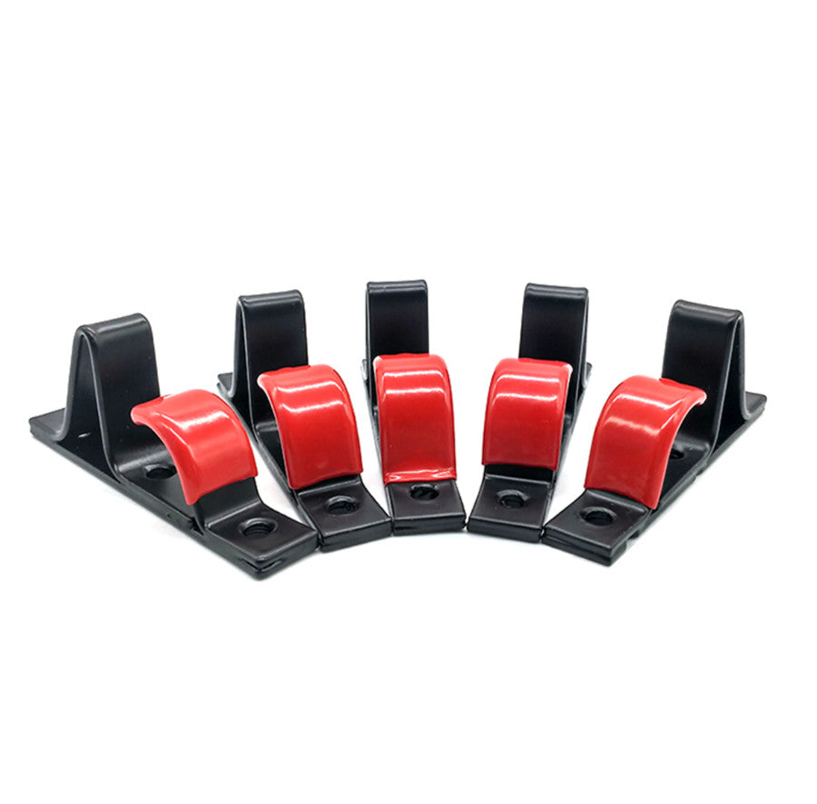 6x Universal Wheel Rim Display Hook Slat Metal Clip Rim Wall Hanger Auto Garage Q