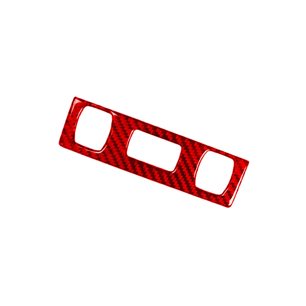 Carbon Fiber Top Console Panel Trim Type A Sticker for Audi TT 8N 2001-2006 Red