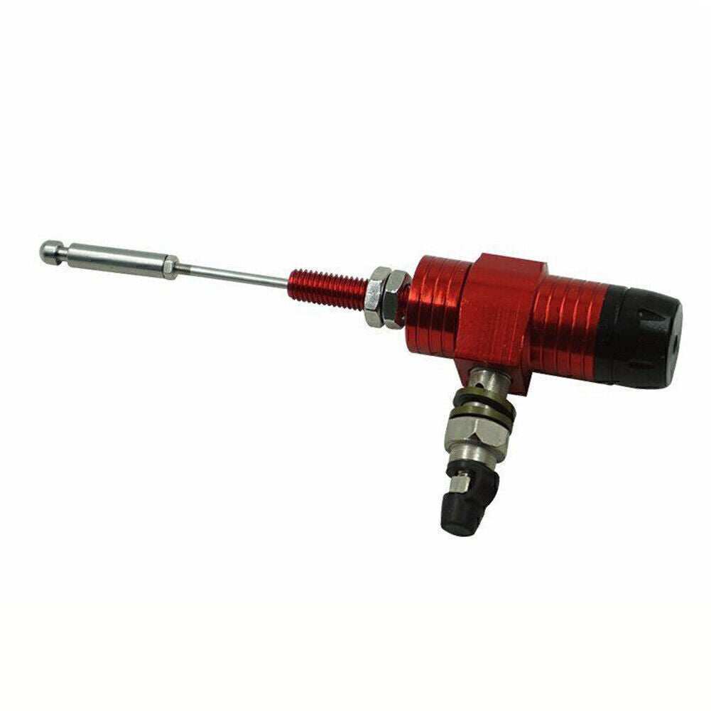 M10x1.25MM Motorcycle Hydraulic Clutch Master Cylinder Rod Brake Pump Red Q