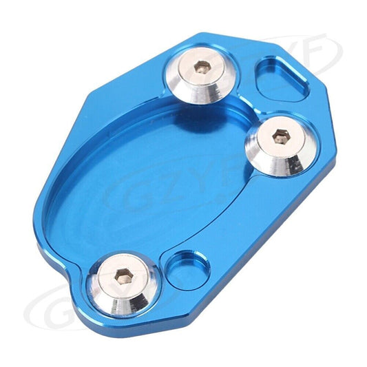 Side Stand Kickstand Plate Pad Fit for Kawasaki Z1000 ZX10R ZX6R Z1000/SX Blue Q