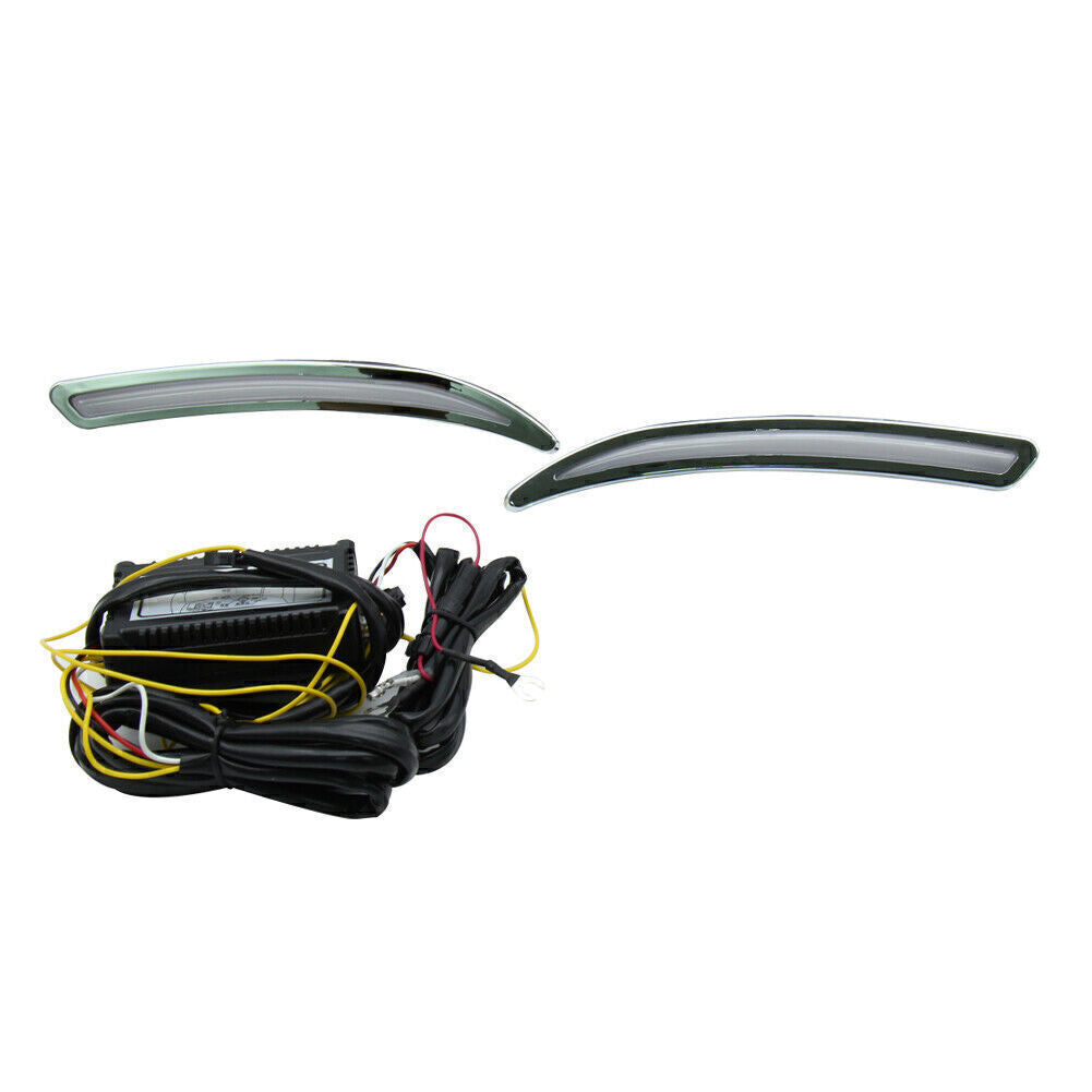 LED Daytime Running Lights DRL Amber White Indicator Fit for Buick Regal GS 2008-17