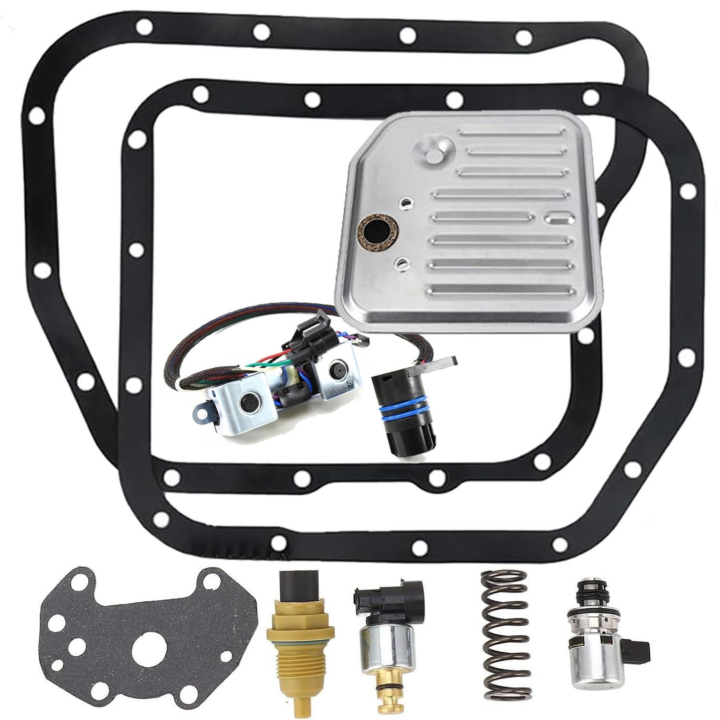 Transmission Solenoid Sensor Spring Filter Kit Fits 98-99 A500 42RE A518 46RE Q