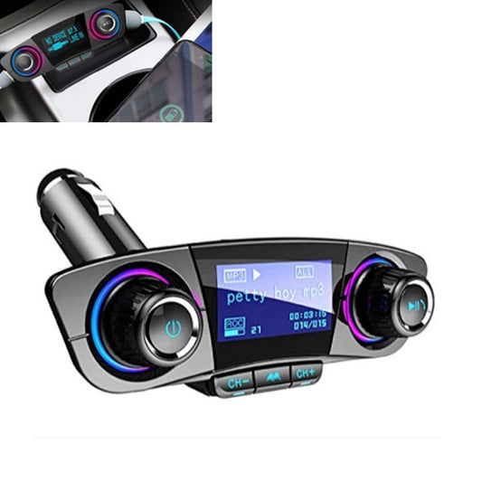 Car MP3 Player Wireless Bluetooth FM Transmitter Bluetooth 4.0 1.3in LED Screen