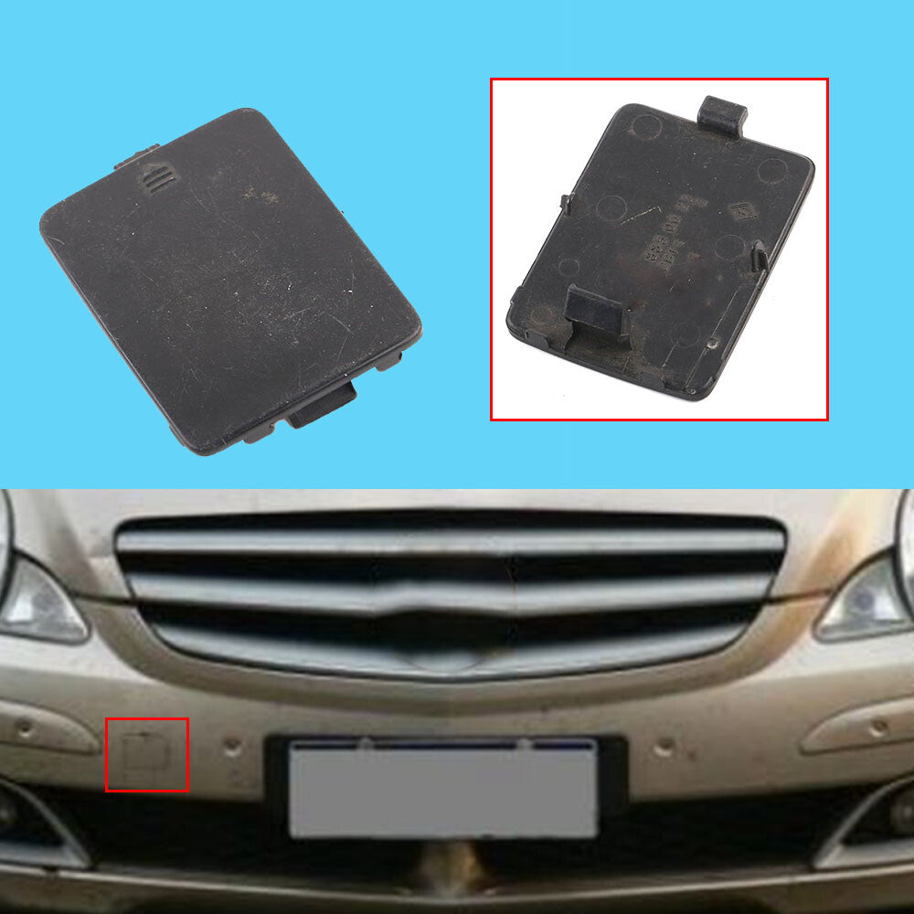 Fits for Mercedes R-class W251 2005-2010 Front Bumper Tow Hook Cover Black Q