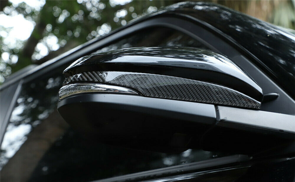 Carbon Fiber Rear View Mirror Molding Cover Trim Fits 4Runner 2010-2021
