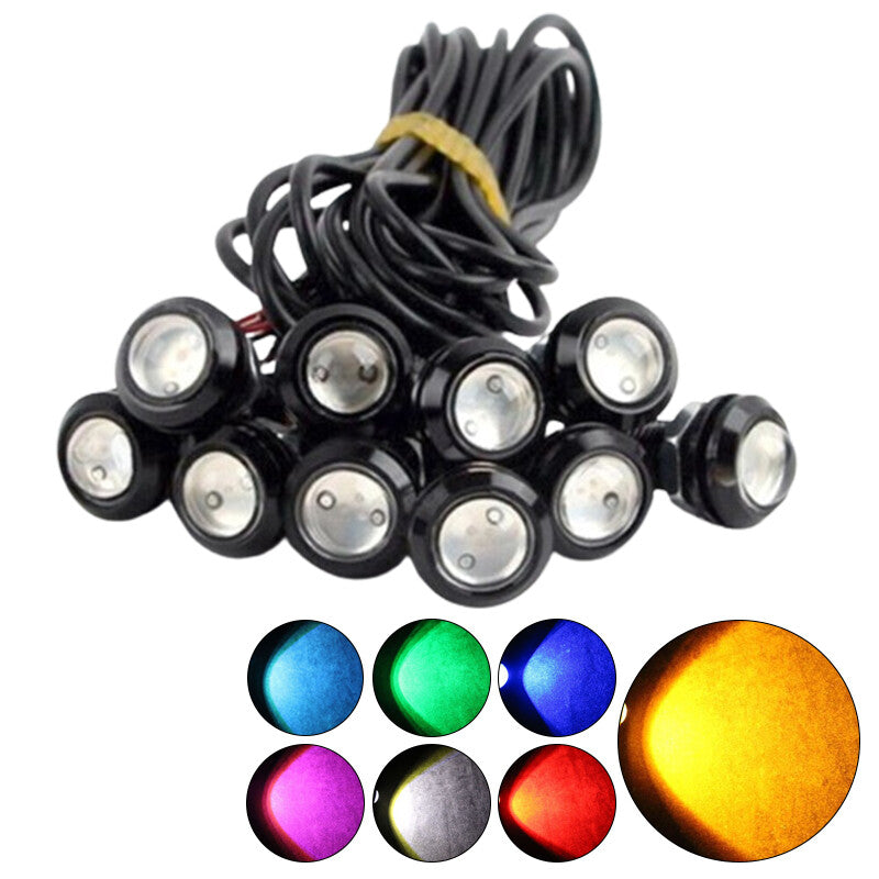 10X 1.5W LED 23MM for Eagle Eye Car Motor Daytime Running DRL Tail Backup Light Bulb