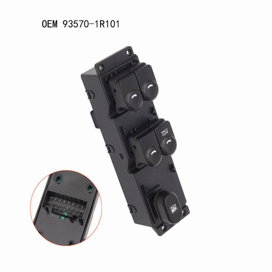 for Hyundai Accent 1.6L 13-17 Front Left Master Power Window Switch 93570-1R101