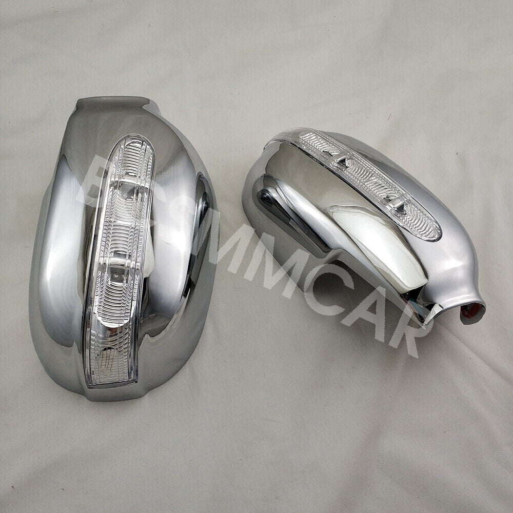 Side Mirror Covers Molding Trims W/LED Light Fit For 1993-1997 for Toyota for Corolla