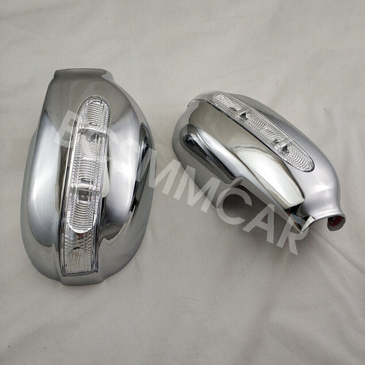 Side Mirror Covers Molding Trims W/LED Light Fit For 1993-1997 for Toyota for Corolla