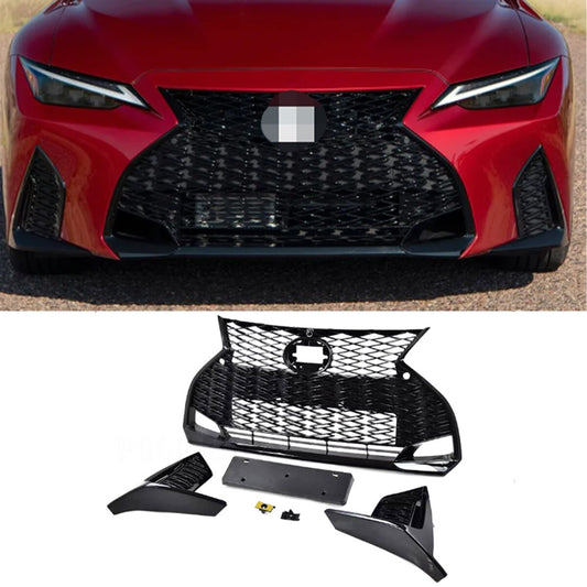 FRONT GRILLE W/ CAMERA HOLE 53112-53470 FOR 21-22 for LEXUS IS300 IS350 F-SPORT n