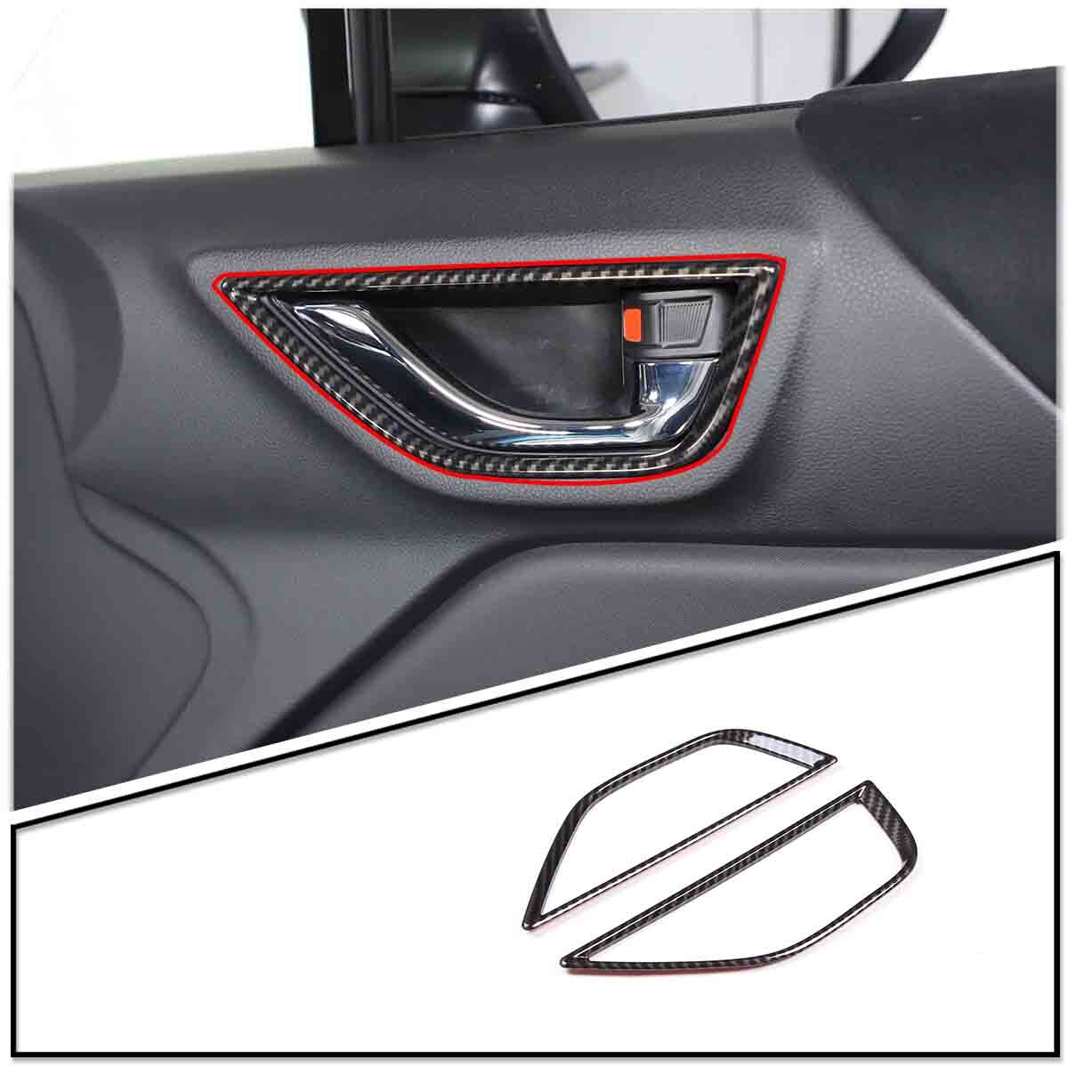 Black Dashboard Vent Frame Trim Protective Cover for Tundr@ 2022 - 2023- v